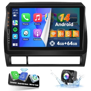 9"" Android 14 para Toyota Tacoma 2005-2013 Carplay coche radio estéreo GPS navegación 4 GB - Imagen 1 de 14