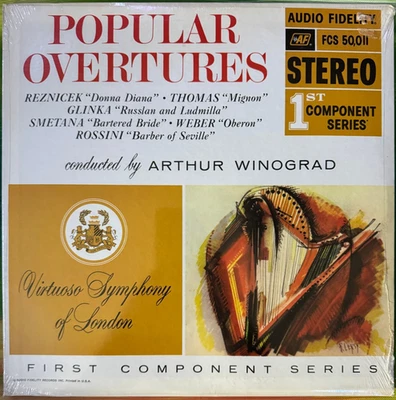 Popular Overtures Arthur Winograd, Virtuoso Symphony Of London NEW Sealed Vinyl  - Image 1 of 4