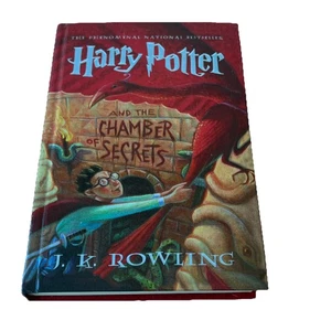 Harry Potter y la cámara secreta tapa dura edición americana escolástica - Imagen 1 de 10