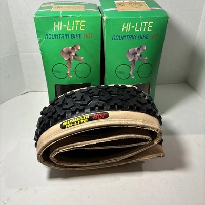 Новая из старых запасов новая шина для горного велосипеда Michelin Hi-Lite HOT 26 дюймов x 1,95 JL - Изображение 1 из 4