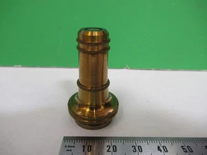 ANTIQUE BRASS OBJECTIVE CARL ZEISS 1900's RARE OPTICS MICROSCOPE PART F3-B-16 - Picture 1 of 8