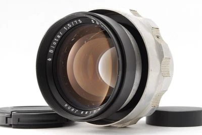 [EXC+5] Carl Zeiss Jena BIOTAR 75mm f/1.5 Exakta Mount Lens From JAPAN #1357 - Image 1 of 4