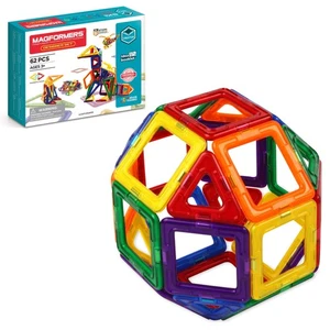 MAGFORMERS 62 Piece Designer Set MAGFORMERS Magnetic Blocks Educational Toys - Picture 1 of 7