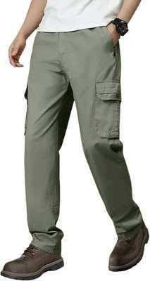 Adorlina Flex Cargo Pants for Men,FlexRover - Comfort Flex Fit Multi-Pocket Pant - Image 1 of 4
