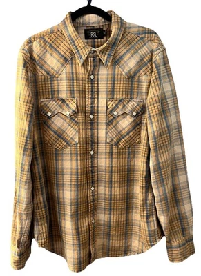 RRL Sawtooth Western Shirt~Men's~Slim Fit~Size XL - Image 1 of 4
