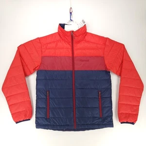 NEU Marmot Ares Herren M Daunen gefütterte Jacke arktis marineblau rot 600 Füllung UVP $ 175 - Bild 1 von 18