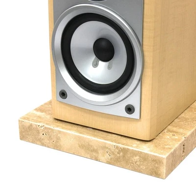 WIXIM Natural Stone Audio Board, Beige Natural Marble (Travertine), 400mm x 300m - Image 1 of 4