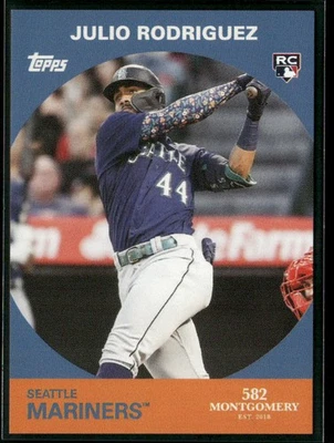 2022 Topps 582 Montgomery Club Set 5 #15 Julio Rodriguez - Image 1 of 2