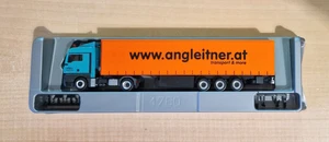 Herpa 155038 MAN TGX XLX ANGLEITNER centinato 1:87 OVP - Foto 1 di 4