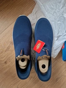 Sketchers hand free slips in Men's ultra flex navy trainers, UK 10 - Picture 1 of 5