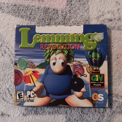 Lemmings Revolution (PC, 2000) Complete Manual and Case - Image 1 of 4