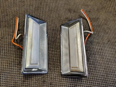 1971 1972 1973 Buick Riviera GS Stage 1 Sail Panel Dome Light Assemblies - Image 1 of 4