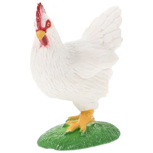 Estatuilla de terrario realista gallo pollo estatuillas coleccionables - Imagen 1 de 12