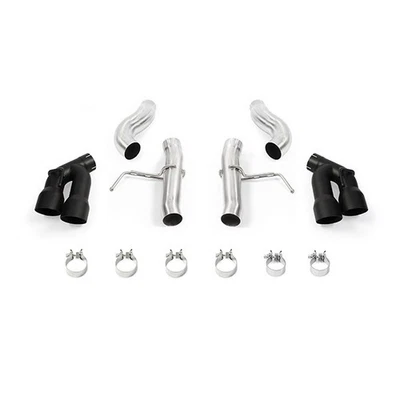 Escape traseiro Mishimoto compatível com Chevrolet Camaro 2.0T ponta quad 2016+ preto - Imagem 1 de 4