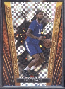 2023-24 Finest Showstoppers Checkerboard Refractors #SS9 Paul George - Picture 1 of 2
