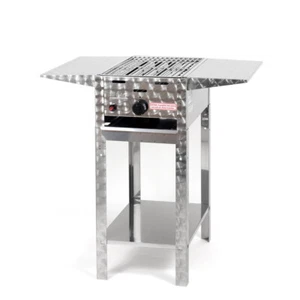 Edelstahl stationär Gasgrill Gasbräter Grill R1STAP - Bild 1 von 5