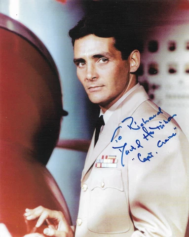 David Hedison VOYAGE TO THE BOTTOM OF THE SEA signed rare COA 10" by 8" Cover