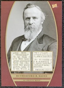 2024 Rutherford B. Hayes USA President Relics Of The Past SP Card #VDR-RBH - Picture 1 of 2