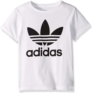 ADIDAS T SHIRT BIANCA "NUOVA CON ETICHETTA" TREFOIL TEE H25246.  7-8 anni - Foto 1 di 1