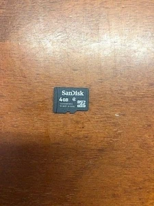 SCHEDA di MEMORIA SANDISK MICRO SD/SDHC da 4 GB (5 PZ) - Foto 1 di 1