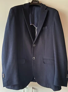 MASSIMO DUTTI Herren Sakko Blazer Jacke blau dunkelblau 50 neuw. - Bild 1 von 5