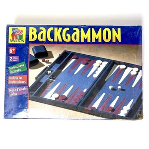 Pavilion Backgammon Spiel & Reisekoffer Alter 6+ NEU VERSIEGELT - Bild 1 von 3