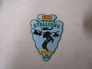 MILITARY PATCH SEW ON 449TH ASB STALLIONS FIX FORWARD OIF 06-08 - Picture 1 of 1