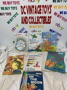 Dr Seuss Lot of 7 Books Cat Traps/Dinosaur Bone/Oh The Thinks You Can Think - Picture 1 of 10