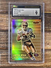 1999 Bowman's Best Jerry Rice #33 Refractor 167/400 CSG 9