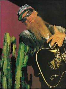 Guitarra ZZ Top Billy Gibbons Custom Fender Snake Telecaster 1994 foto pin-up - Imagen 1 de 3