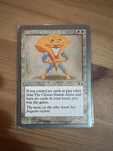 Magic The Gathering - The Cheese Stands Alone - Unglued - RARE - Picture 1 of 2