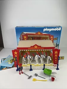 Playmobil Vintage 1991 Roma Zirkus: Zirkus Pferdezelt & Ringmaster 3730 Box - Bild 1 von 18