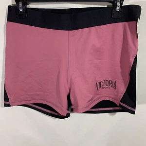 Victoria’s Secret The Player Pantalones Cortos Calientes Talla Grande Rosa Negro Gimnasio Activo - Imagen 1 de 6