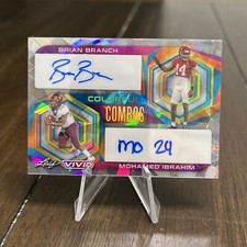 2023 LEAF VIVID SSP BRIAN BRANCH/MOHAMED IBRAHIM COMBOS DUAL AUTO CARD #/9🔥🔥