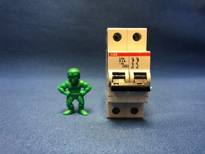 ABB S202-K2A Mini Circuit Breaker 2 Pole 2A - 2CD S252 001 R0277 - Picture 1 of 5