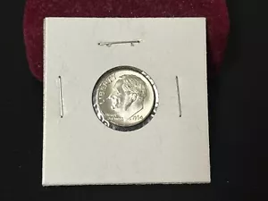 1964-P ROOSEVELT SILVER DIME Inv#202B 90% Silver Glossy Obverse Reverse Toned - Picture 1 of 2
