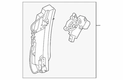 Regulador de ventana trasera derecha Ford Police Interceptor 2009-19 OEM NUEVO 8A5Z5427008B Foto 1 de 2