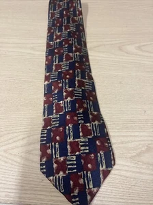 Vintage Fumagallis Silk Tie Handmade In Spain - Picture 1 of 4