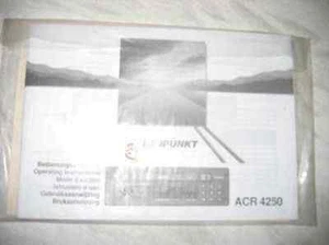 Manuale di istruzioni Blaupunkt ACR 4250 manuale - Foto 1 di 1