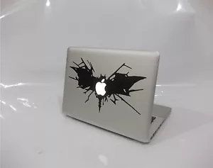 Batman Joker Shattered Bat Wing Apple Macbook Removable Vinyl Sticker Skin Decal - Picture 1 of 1