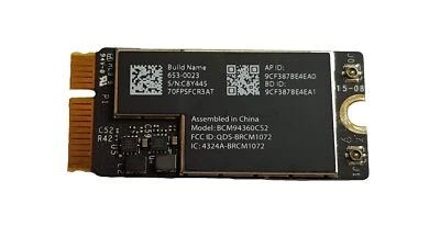 APPLE Macbook A1465 11" A1466 13" Mid 2013 AirPort Wireless Network Card 653-0020
