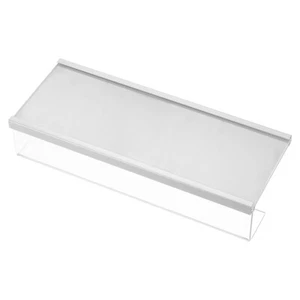 7.8x3.1" Name Platte Aufhängeart Einseitig 33mm Glas Spur für Schreibtisch Büro - Bild 1 von 5
