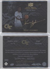 2013-14 Upper Deck Black Signatures /75 Kenny Anderson #S-KA Auto