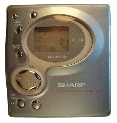 Sharp MD Walkman MD-MT180 Discman Mini CD Spieler Player Disc - Bild 1 von 4