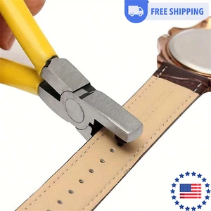 1pc Universal Handheld Leather Strap Hole Punch Tool Leather Hole Punch Pliers - Picture 1 of 5