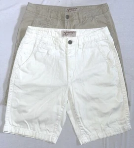 Men Arizona 100% Cotton Flat-Front Casual Shorts - Choice Size & Color - Picture 1 of 3