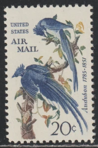 US 1967 SC# C71 - "Columbia Jays" by Audubon - M-NH Lot # 583-1 - Picture 1 of 2