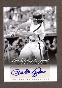 2012 Leaf Pete Rose The Living Legend Auto #AU-36 Pete Rose