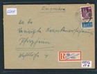 66704) Reco-Brief mit Beh.-RZ 17a Kirrlach über Schwetzingen + K2 1949
