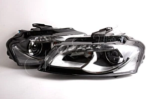 HELLA AUDI A3 8P Sportback Facelift 2008- Bi-Xenon LED DRL Headlights Lamps PAIR - Picture 1 of 5